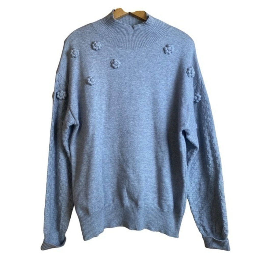 Chérie Colette Gray Sweater XL EUC